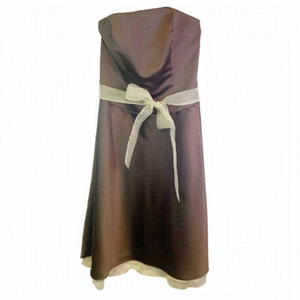 Alfred Angelo Brown Bridesmaid Dress Size S